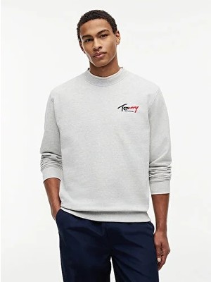 Tommy Hilfiger Tjm Erkek Regular Entry Sign Sweatshirt