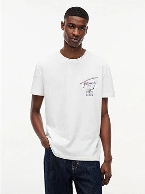 Tommy Hilfiger Tjm Erkek Regular City Sign S/s T-Shirt
