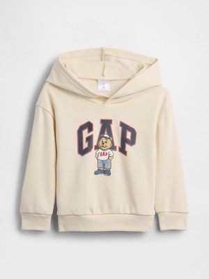 Gap Erkek Bebek Bej Relaxed Brannan Bear Fransız Havlu Kumaş Sweatshirt