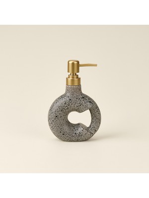 Evidea Bath Nimes Sıvı Sabunluk - Siyah / Gri - 300 ml