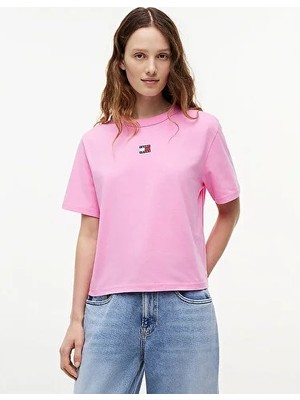 Tommy Hilfiger Tjw Kadın Boxy Badge T-Shirt