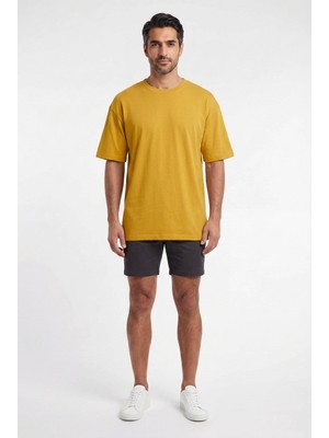 Lixa Basic Turuncu Oversize Erkek T-Shirt 141061