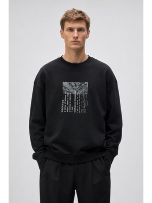 Alexander Gardi Önü Baskılı Sweatshirt