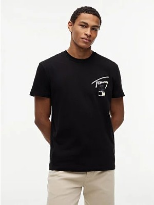 Tommy Hilfiger Tjm Erkek Regular City Sign S/s T-Shirt