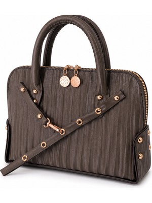 Bag Molly Kadın Askılı El ve Omuz Çantası 3 Boyut Koyu Yeşil