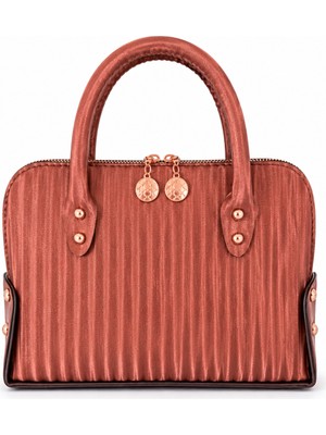 Bag Molly Kadın Askılı El ve Omuz Çantası 3 Boyut Taba