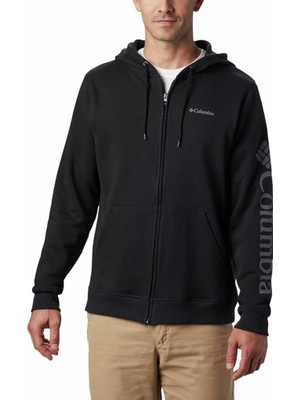 Columbia Logo Fermuarlı Erkek Sweatshirt