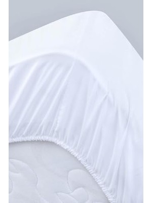 Vavis Yumoş Pamuklu Fitted Alez, Sıvı Geçirmez, Hava Geçirir, Lastikli, Anti Alerjik, Beyaz