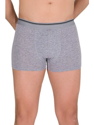 Berrak Erkek Gri Likralı Boxer 6'lı Paket 1097-GRİ-XL
