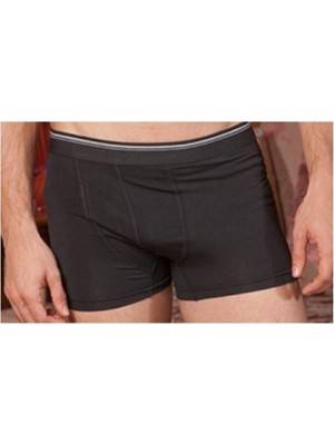 Berrak Erkek Siyah Likralı Boxer 3 Lü Paket 1097-SİYAH-M