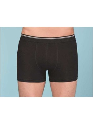 Berrak 1097 Erkek Boxer Siyah 3 Adet-Siyah-Xl