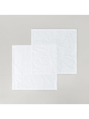 EstoreBox Linens Lemerdy 45X45 cm 2'li Peçete Beyaz