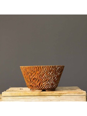 Seika Yuvarlak Bonsai Saksısı NO.117-SIRSIZ (23 Cm)