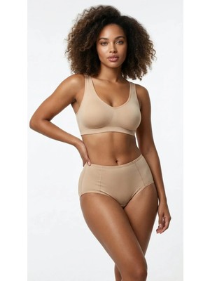 Lunaintim Kalça Dolgulu Nude Pop-Up Külot - Brezilya Poposu Etkili Dikleştirici Slip