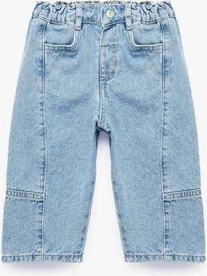 Koton Pamuklu Normal Bel Oversize Barrel Denim Pantolon