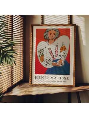 EstoreBox Fark Tanıtım Matisse Çerçevesiz Poster, Dekoratif Çerçevesiz Poster, Tablo, Matisse-4, 30 x