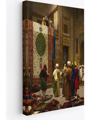 Uslucan Alışveriş Osman Hamdi Bey'in Halı Tüccarı Isimli Eseri Kanvas TABLO-5123