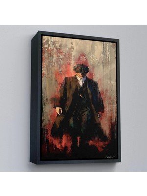 Uslucan Alışveriş Ahşap Çerçeveli Peaky Blinders-Thomas Shelby TABLOSU-7967