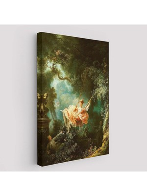Uslucan Alışveriş Jean-Honore Fragonard Salıncağın Mutlu Kazaları TABLOSU-6253