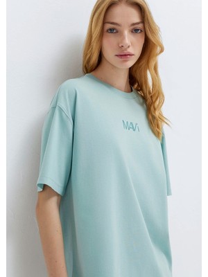 Mavi Kadın Mavi Baskılı Tişört Canal Blue 1613884-71456