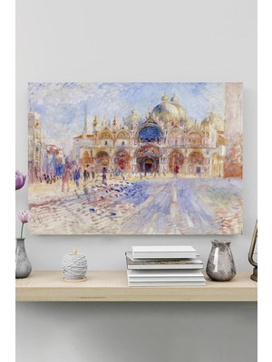 EstoreBox Postermanya (PSTER20227) The Piazza San Marco - Auguste Renoir Sanatsal Poster 40 x 60