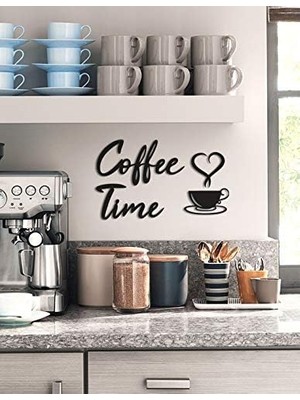 EstoreBox Coffee Time Ahşap Kahve Mutfak Dekoru