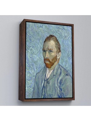 Uslucan Alışveriş Ahşap Çerçeveli Vincent Van Gogh Otoportre TABLO-7446