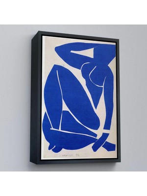 Uslucan Alışveriş Ahşap Çerçeveli Henri Matisse - Blue Nude TABLO-8082