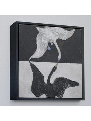 Uslucan Alışveriş Ahşap Çerçeveli Group Ix Suw The Swan No 1-1915 By Hilma Af Klint TABLOSU-8323