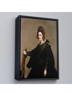 Uslucan Alışveriş Ahşap Çerçeveli Diego Velázquez - Kadın Portresi TABLO-7377