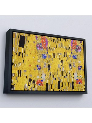 Uslucan Alışveriş Ahşap Çerçeveli Gustav Klimt - Öpücük TABLO-7085