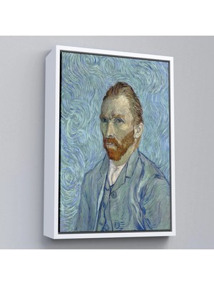 Uslucan Alışveriş Ahşap Çerçeveli Vincent Van Gogh Otoportre TABLO-7446