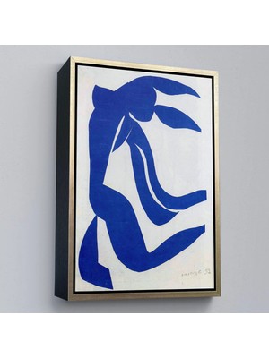 Uslucan Alışveriş Ahşap Çerçeveli Henri Matisse - Akan Saçlar Tablosu - The Flowing HAIR-7437