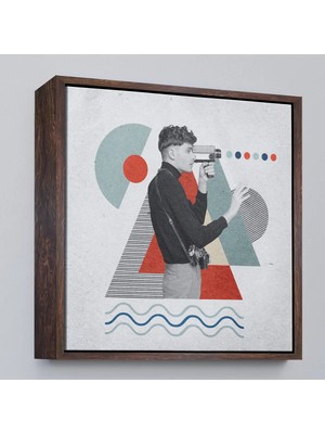 Uslucan Alışveriş Ahşap Çerçeveli Video Pop Art TABLO-8362