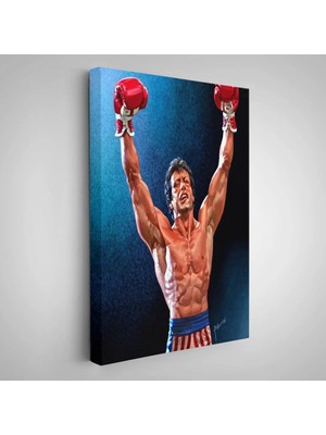 Uslucan Alışveriş Sylvester Stallone Rocky TABLO-7782