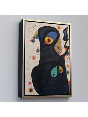 Uslucan Alışveriş Ahşap Çerçeveli Citon Joan Miro - Vladimir TABLO-7484