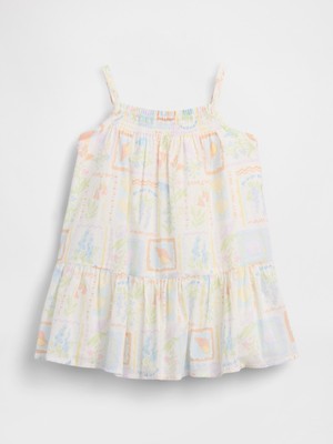 Gap Bebek Çok Renkli Smocked Elbise