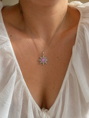 Sirius Jewelry Shop 316 L Çelik Silver Rapunzel Çelik Kolye
