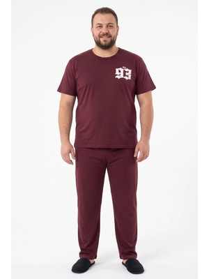 Fames Büyük Beden Erkek 93 Yazılı Pijama Takımı