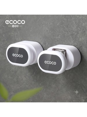 Miecoco Ecoco Yan Girişli Fırça-Mop Tutucu Ikili Siyah