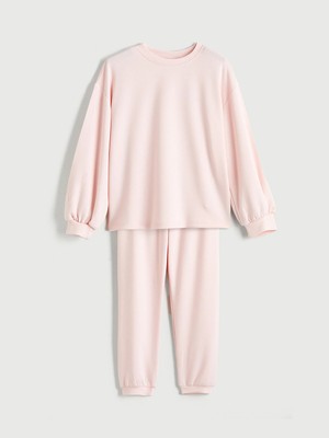 Lc Waikiki Yeni Sezon Bisiklet Yaka Kız Çocuk Pijama Takım