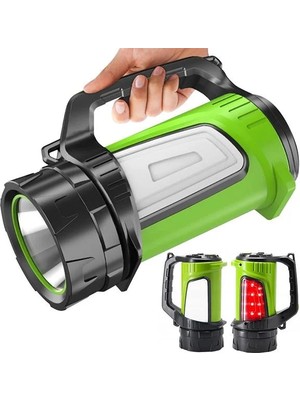 Powermaster Şarjlı Ledli Uzun Menzilli Kamp Tipi Işıldak Fener  JS-881B