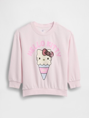 Gap Kız Bebek Açık Pembe Vintagesoft Hello Kitty Sweatshirt