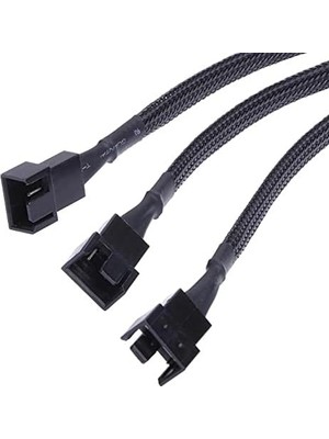 4 Pin Switch Fan Çoklayıcı Y Pwm Çoklayıcı Splitter Kablosu 3 Pin 3 Port 4303