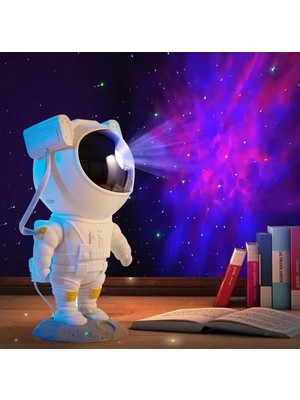 Artisan Cappadocia Astronot, Galaksi, Projektör, Uzaktan Kumandalı, Gece Lambası Bwr-47 (5639)