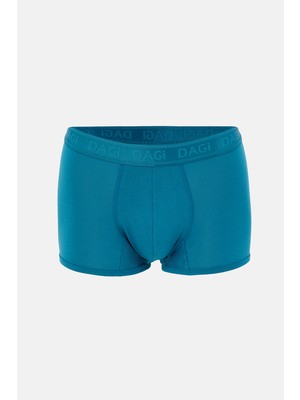 Dagi Mavi Düz Micro Modal Boxer