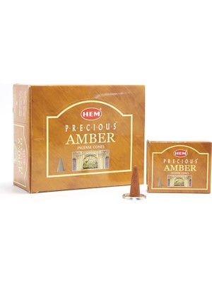 Precious Amber Aromalı Konik Tütsü