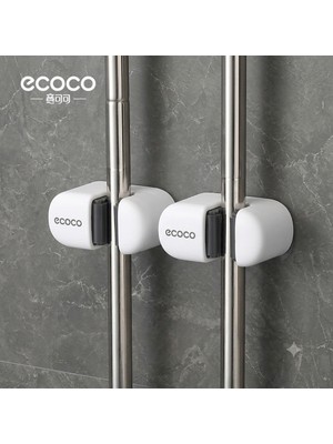Miecoco Ecoco Duvara Yapışkanlı Ön Fırça - Mop Tutucu Ikili