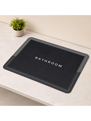 Su Emici Banyo Paspası 43X68 cm - Dikdörtgen, Elastik