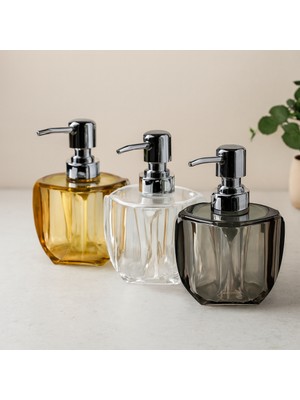 220 ml Akrilik/mika Sıvı Sabunluk (Şeffaf ve Renkli)